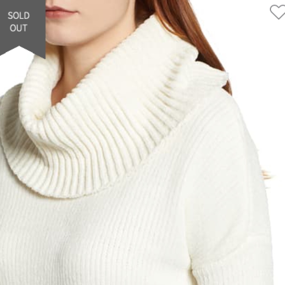 Convertible Cable Knit Sweater